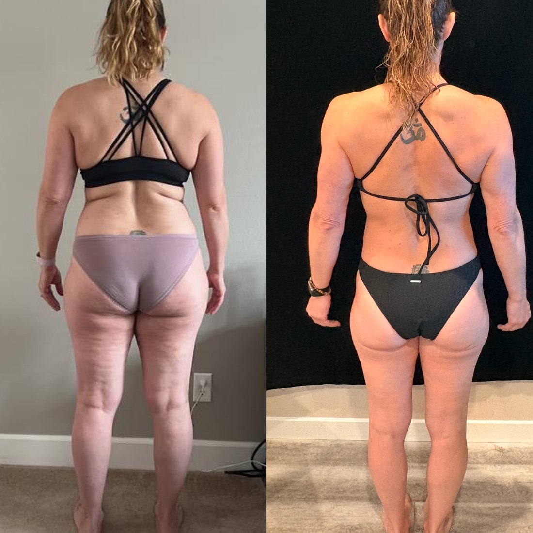 Member before-and-after — back view